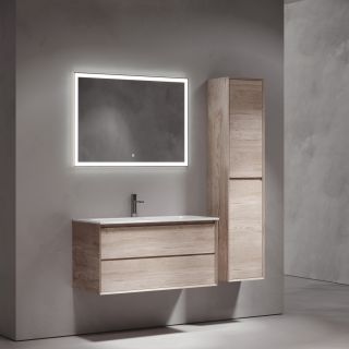 Подвесная тумба под раковину Sancos Marmi 2.0 MR2.0100EG 99см дуб галифакс натуральный